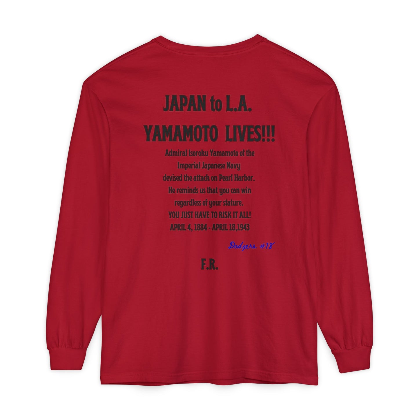 Flight Risk Yamamoto Lives Long Sleeve