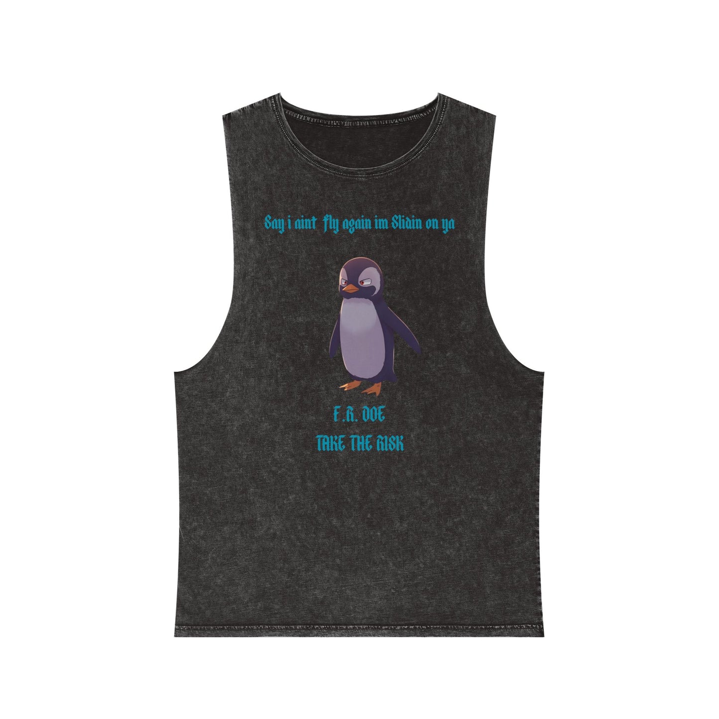 SLIDIN ON YA, Stonewash Tank Top