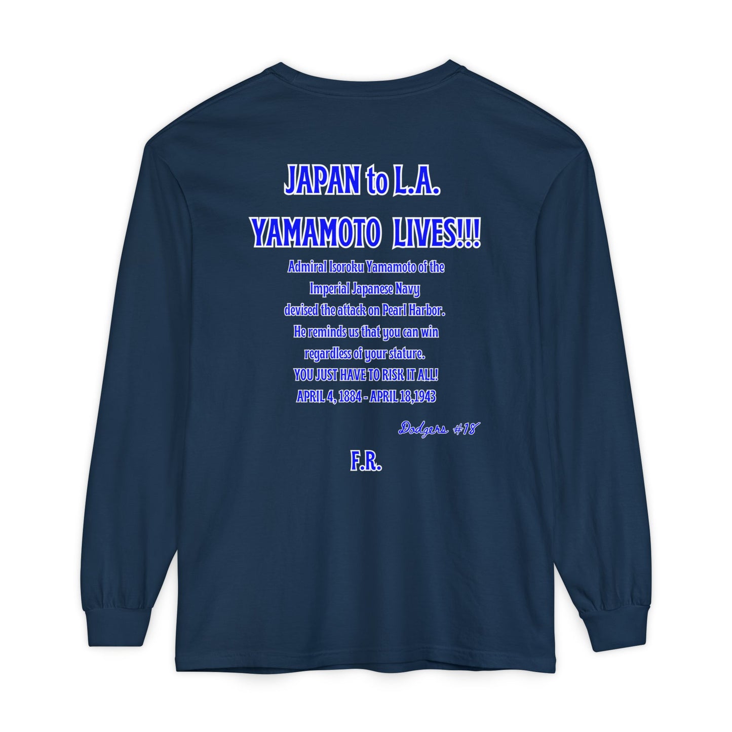 Flight Risk Yamamoto Lives Long Sleeve