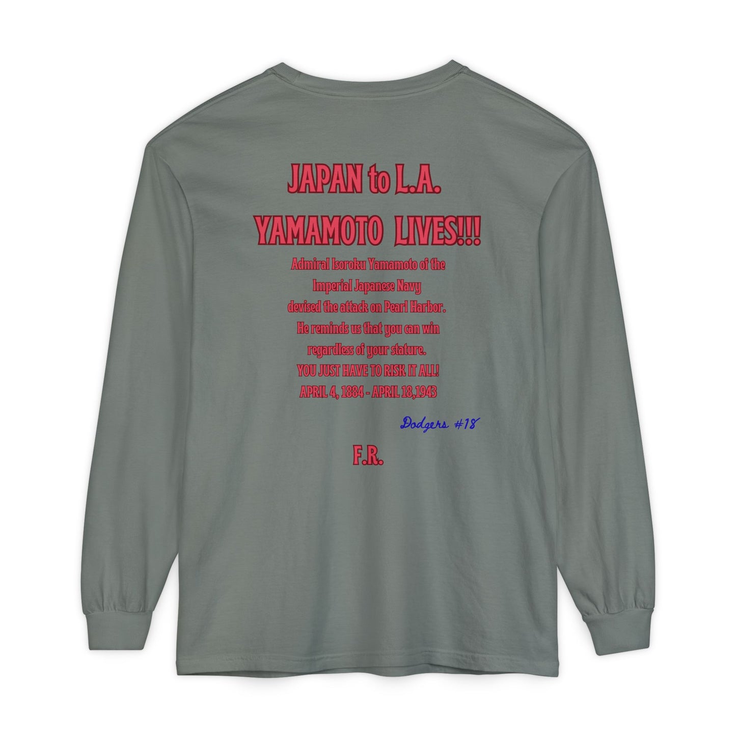 Flight Risk Yamamoto Lives Long Sleeve