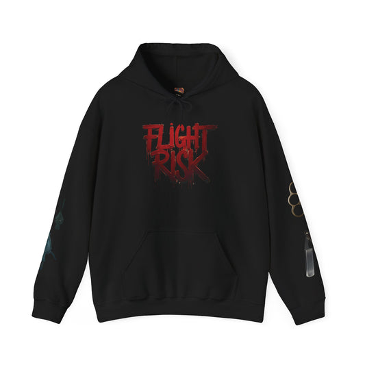 Flight Risk!!! Crashin out hoodie