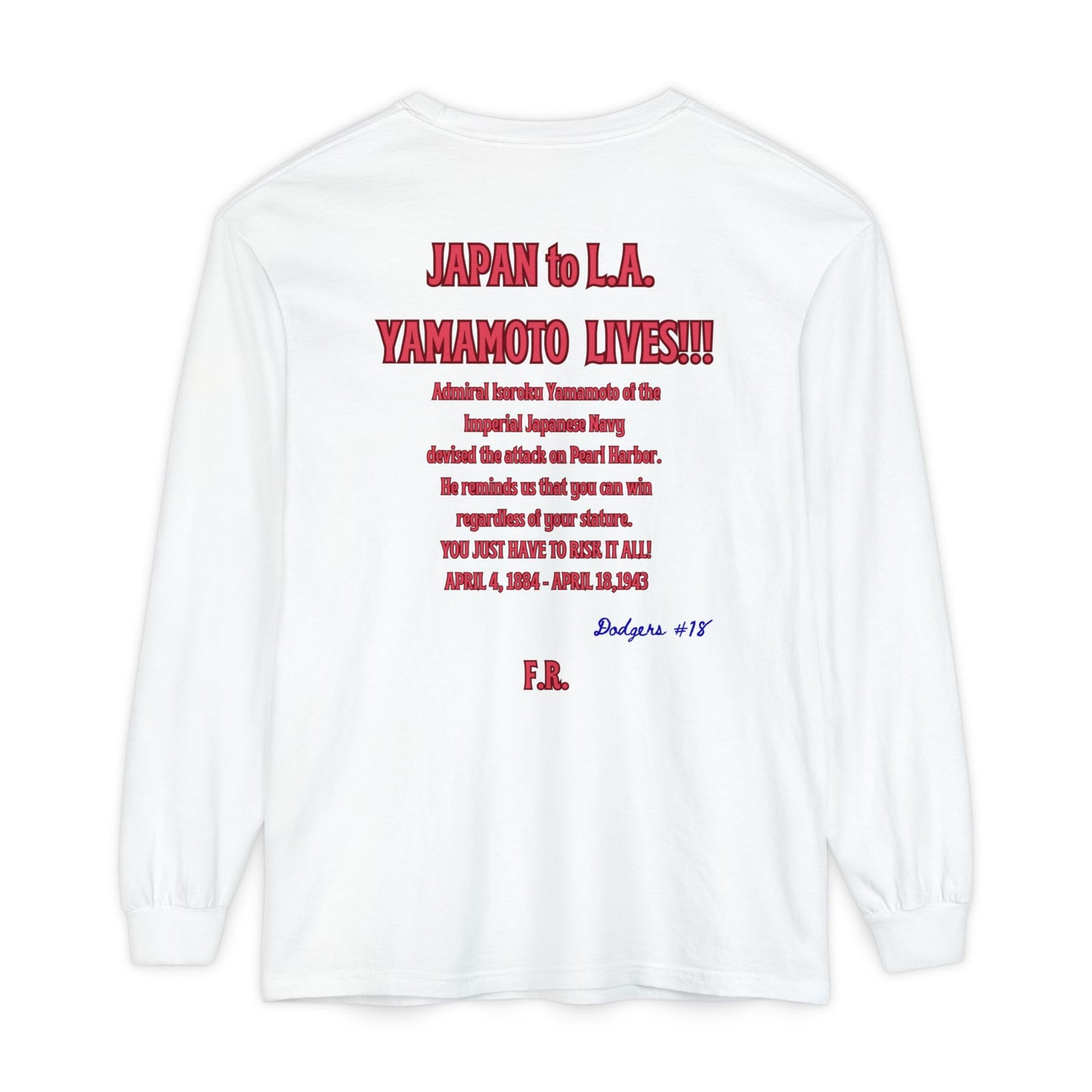 Flight Risk Yamamoto Lives Long Sleeve