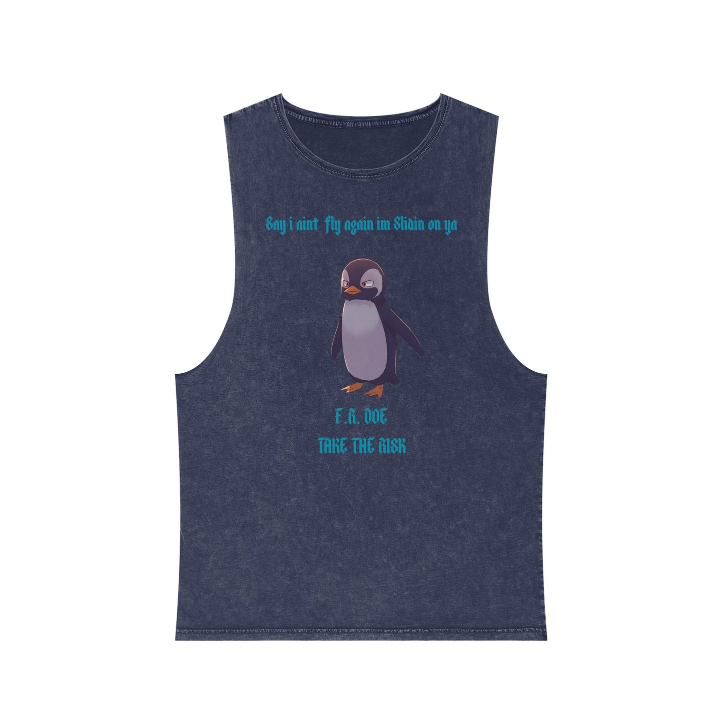 SLIDIN ON YA, Stonewash Tank Top