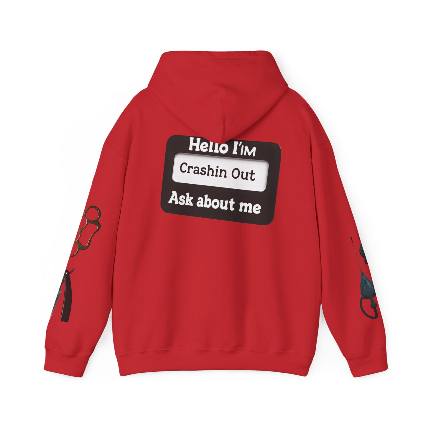 Flight Risk!!! Crashin out hoodie