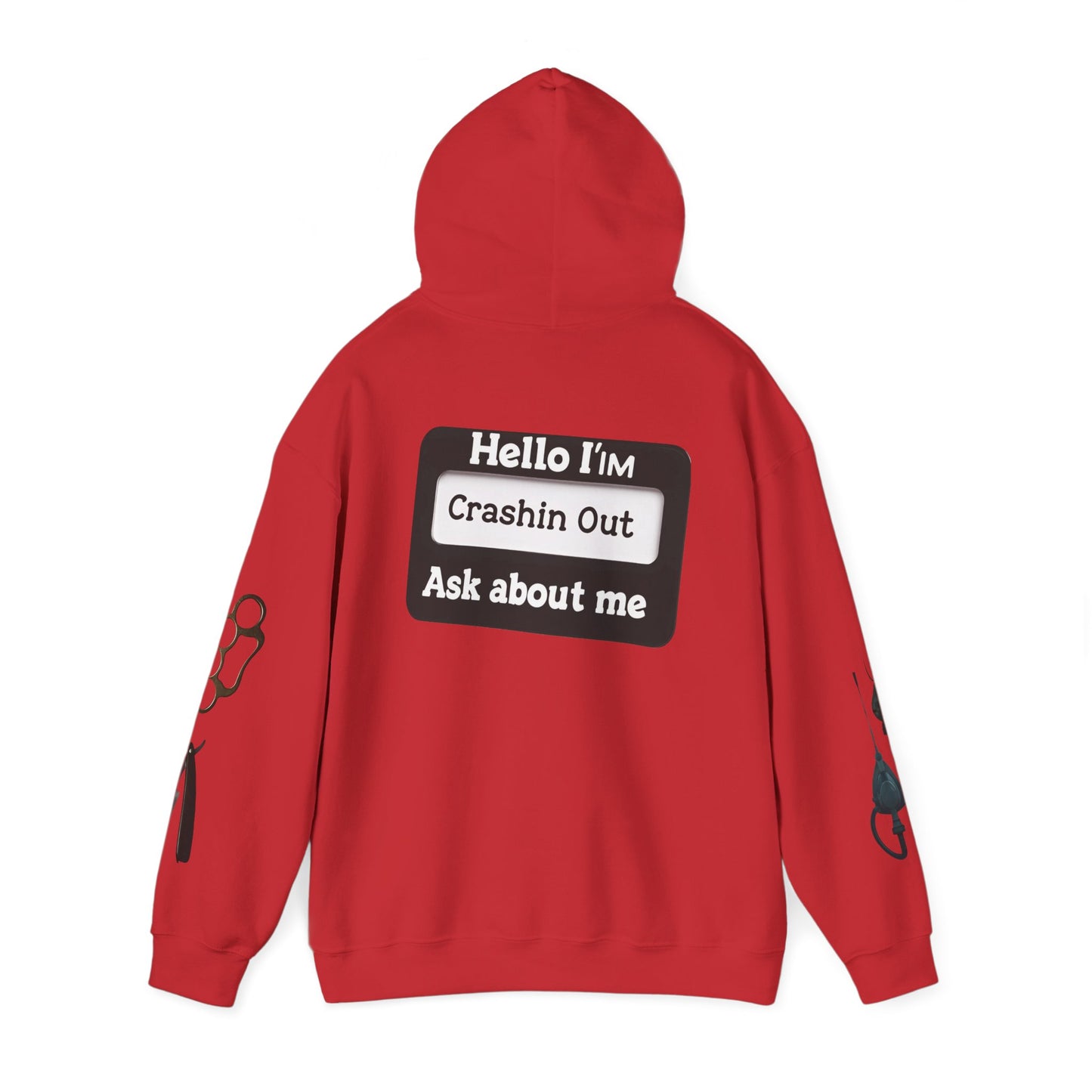 Flight Risk!!! Crashin out hoodie
