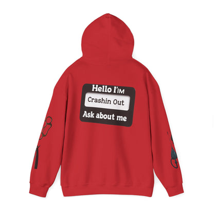 Flight Risk!!! Crashin out hoodie