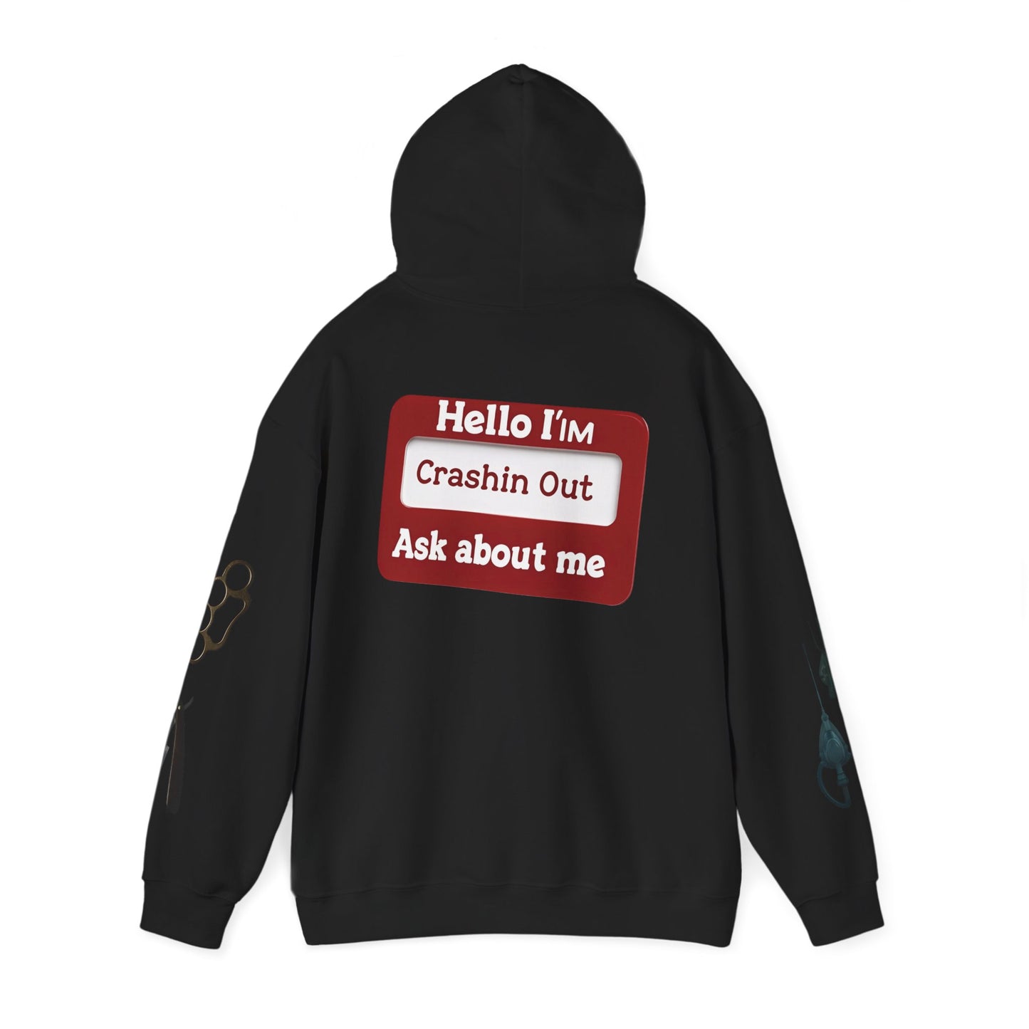 Flight Risk!!! Crashin out hoodie