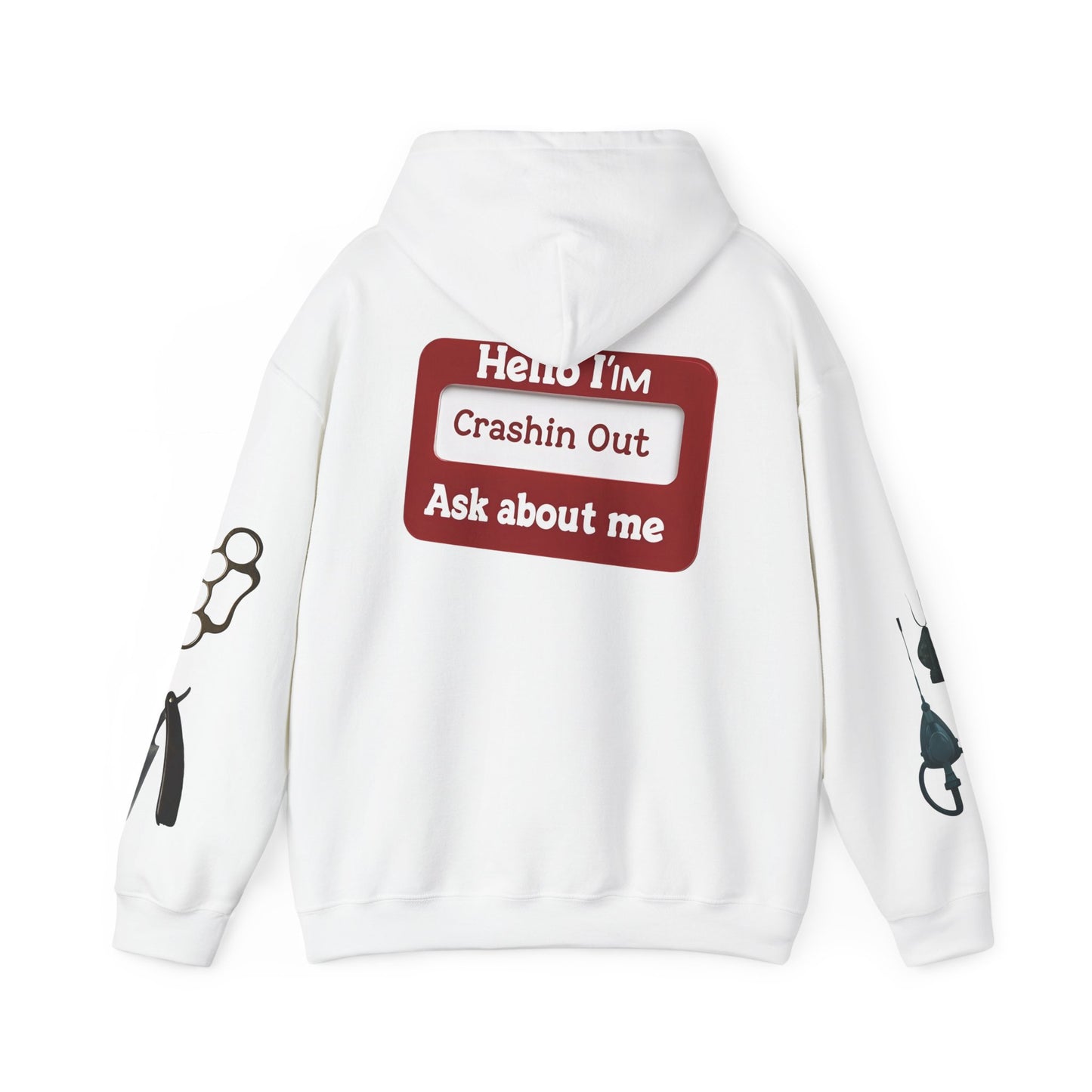 Flight Risk!!! Crashin out hoodie
