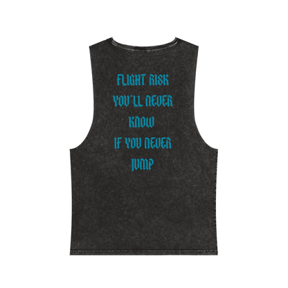 SLIDIN ON YA, Stonewash Tank Top