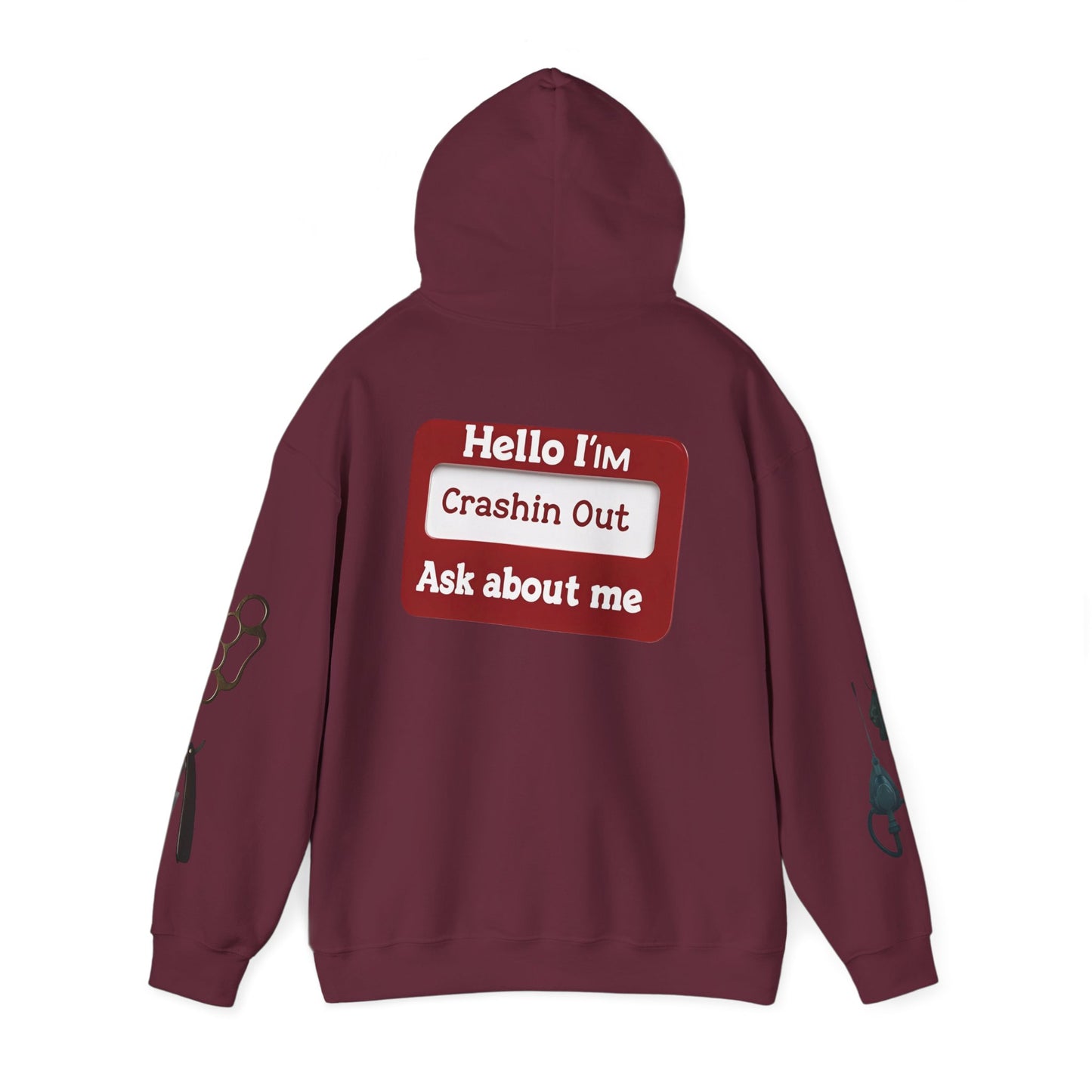 Flight Risk!!! Crashin out hoodie