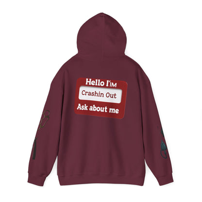 Flight Risk!!! Crashin out hoodie