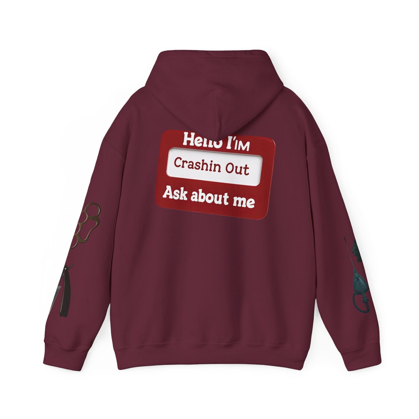 Flight Risk!!! Crashin out hoodie