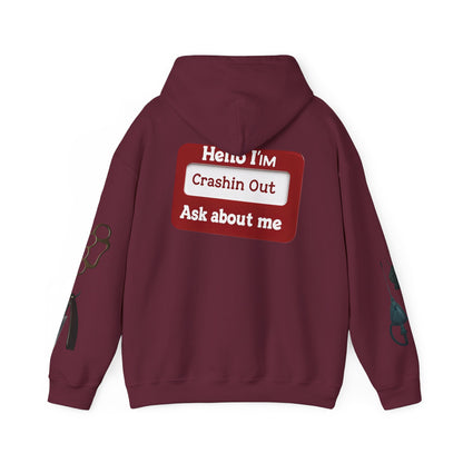Flight Risk!!! Crashin out hoodie