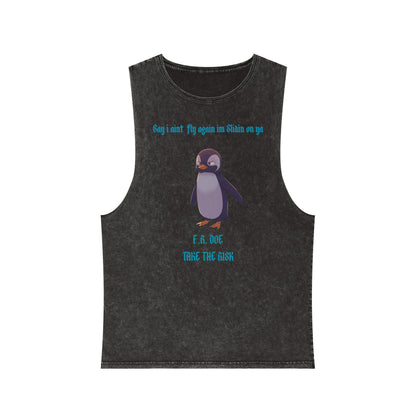 SLIDIN ON YA, Stonewash Tank Top