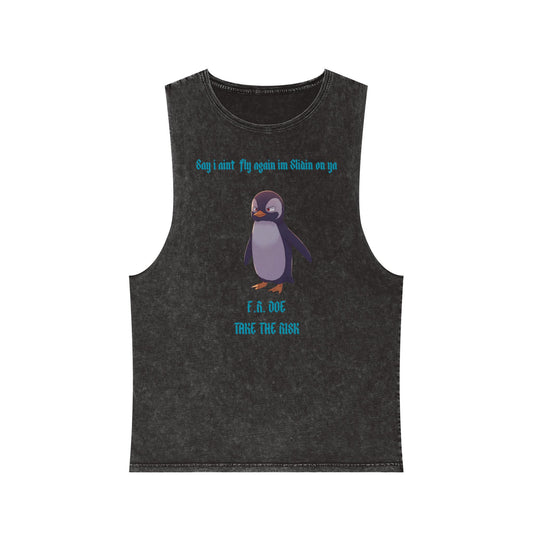 SLIDIN ON YA, Stonewash Tank Top