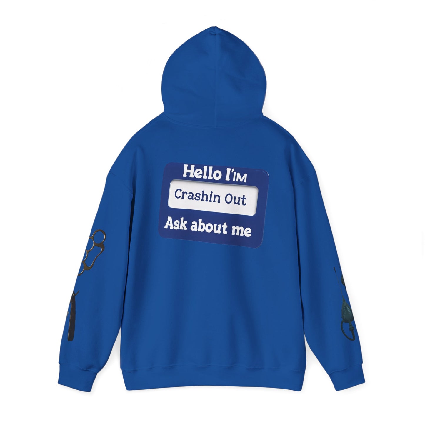Flight Risk!!! Crashin out hoodie