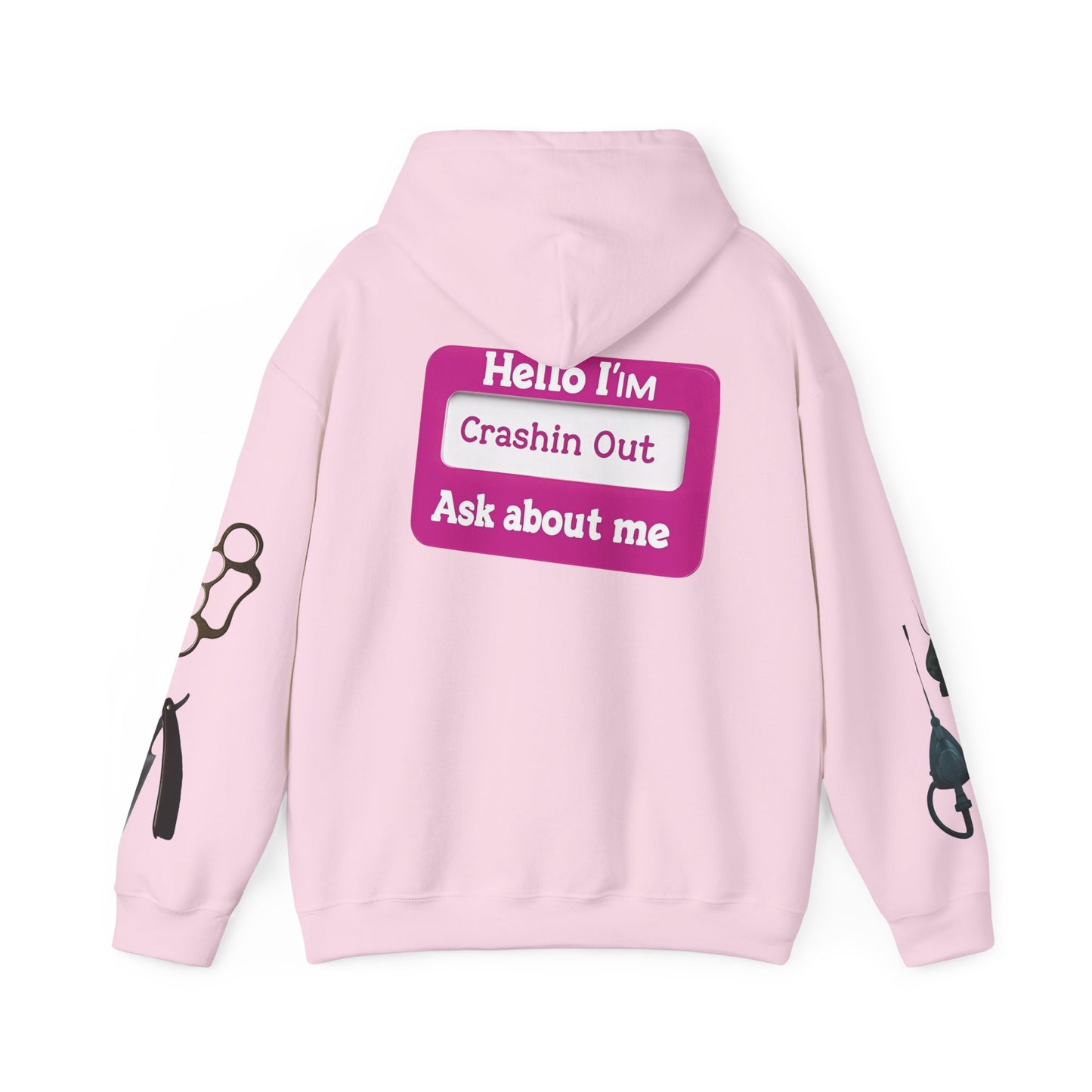 Flight Risk!!! Crashin out hoodie
