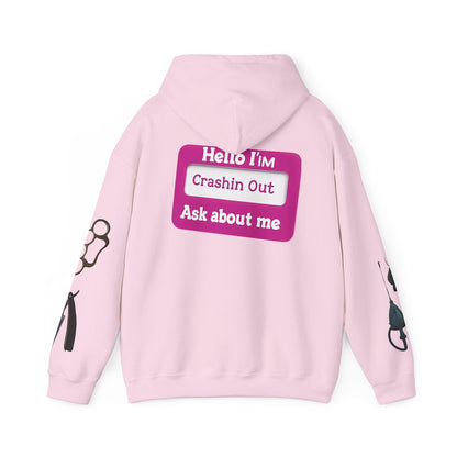 Flight Risk!!! Crashin out hoodie