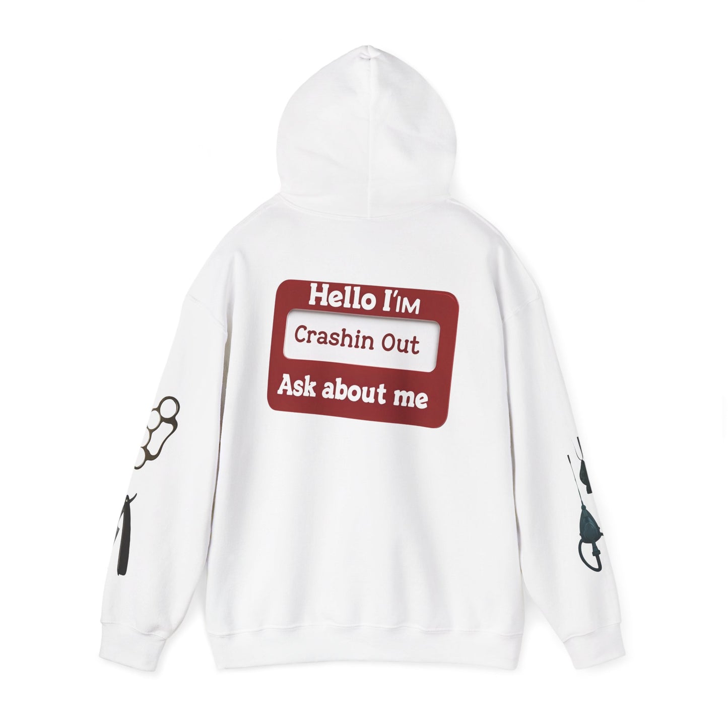 Flight Risk!!! Crashin out hoodie