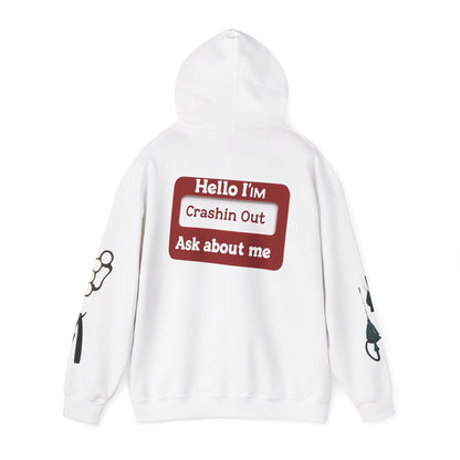 Flight Risk!!! Crashin out hoodie