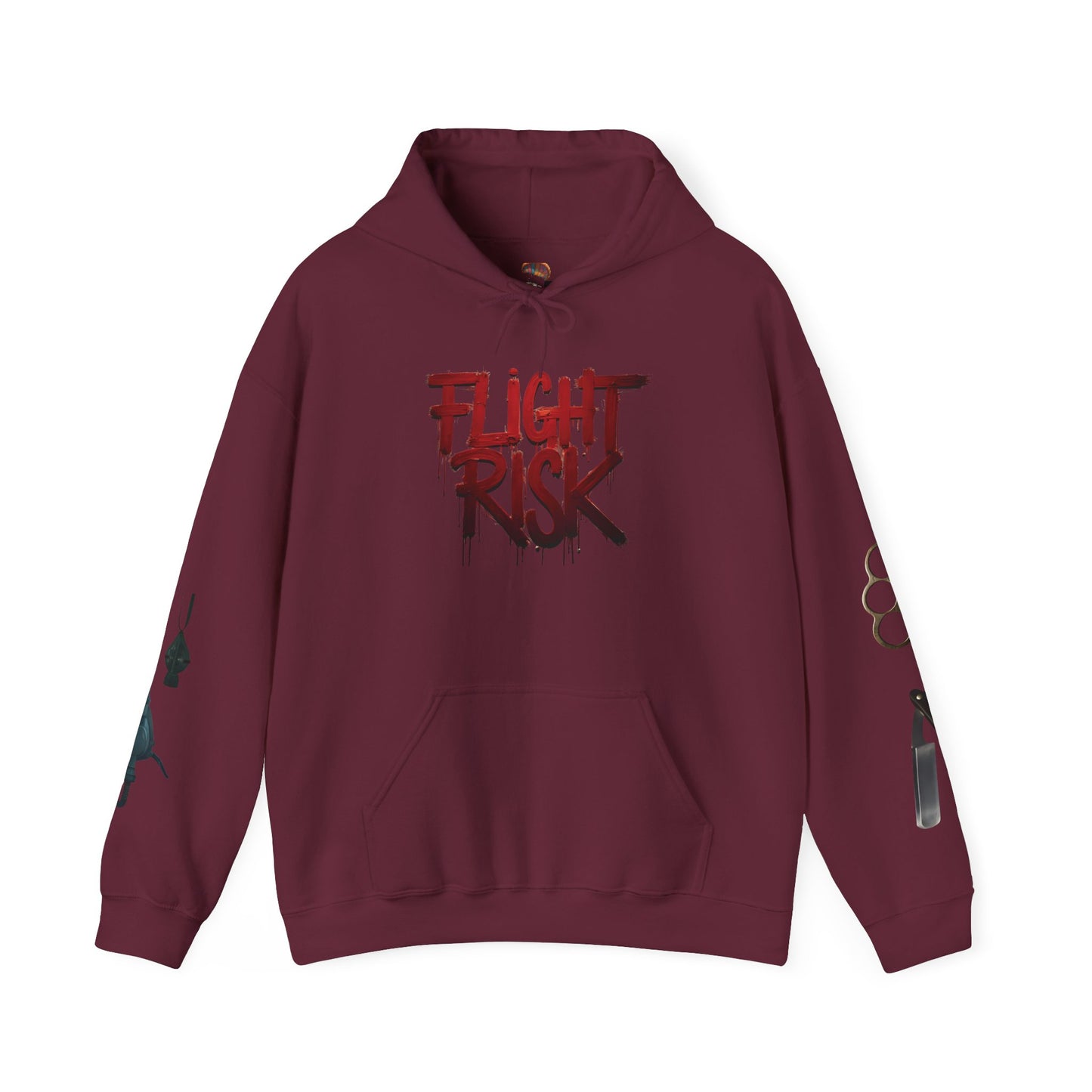 Flight Risk!!! Crashin out hoodie