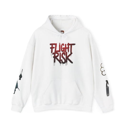 Flight Risk!!! Crashin out hoodie