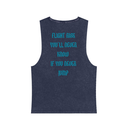 SLIDIN ON YA, Stonewash Tank Top