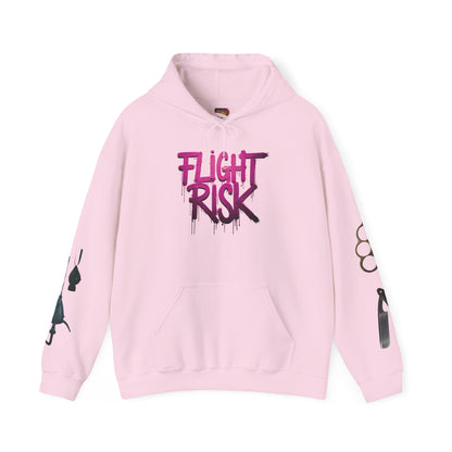 Flight Risk!!! Crashin out hoodie