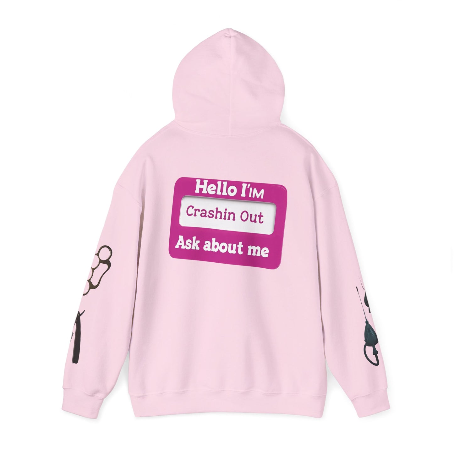 Flight Risk!!! Crashin out hoodie