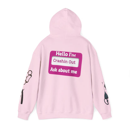 Flight Risk!!! Crashin out hoodie
