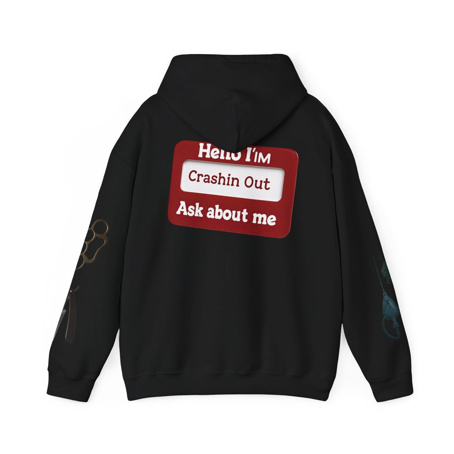 Flight Risk!!! Crashin out hoodie