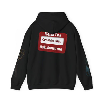 Flight Risk!!! Crashin out hoodie