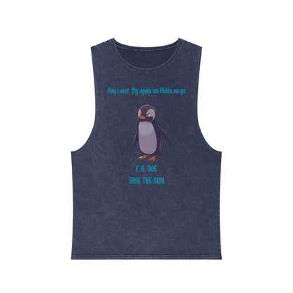 SLIDIN ON YA, Stonewash Tank Top