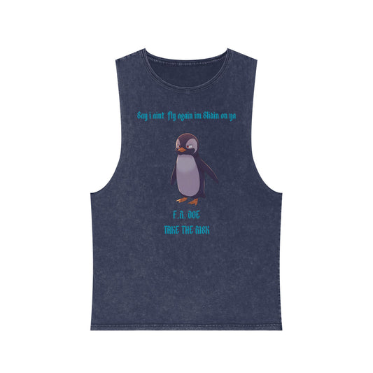 SLIDIN ON YA, Stonewash Tank Top